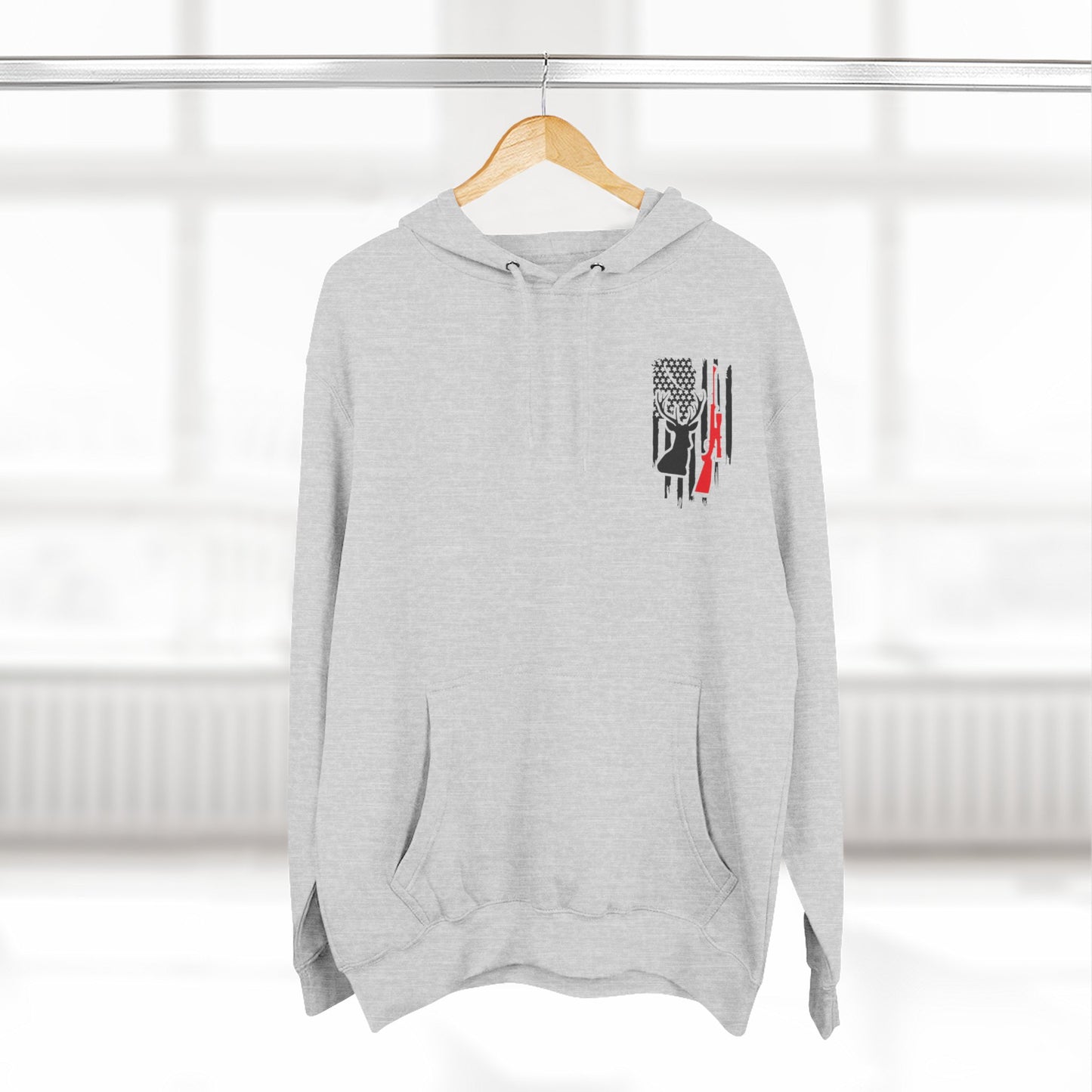 Stylish Three-Panel Fleece Hoodie with Unique Graphic Design for Outdoor Lovers, Winter Apparel, Gift for Him, Casual Wear, Layering [...]